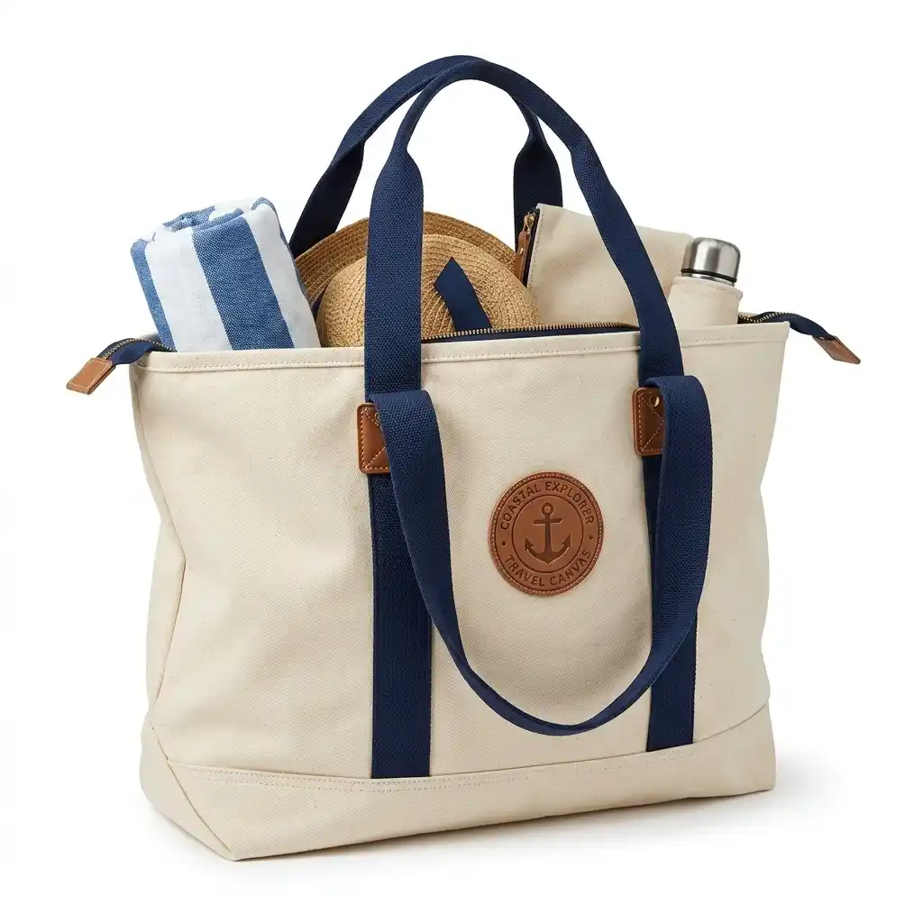Beach Bags Manufacturer India — custom jute and canvas beach bags from Vadalo Ventures