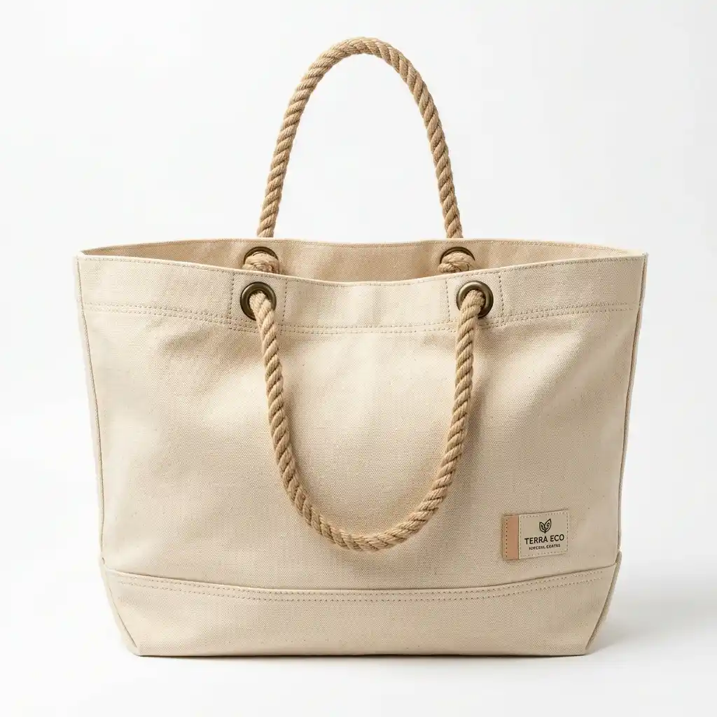 Beach Bags Manufacturer India — custom jute and canvas beach bags from Vadalo Ventures