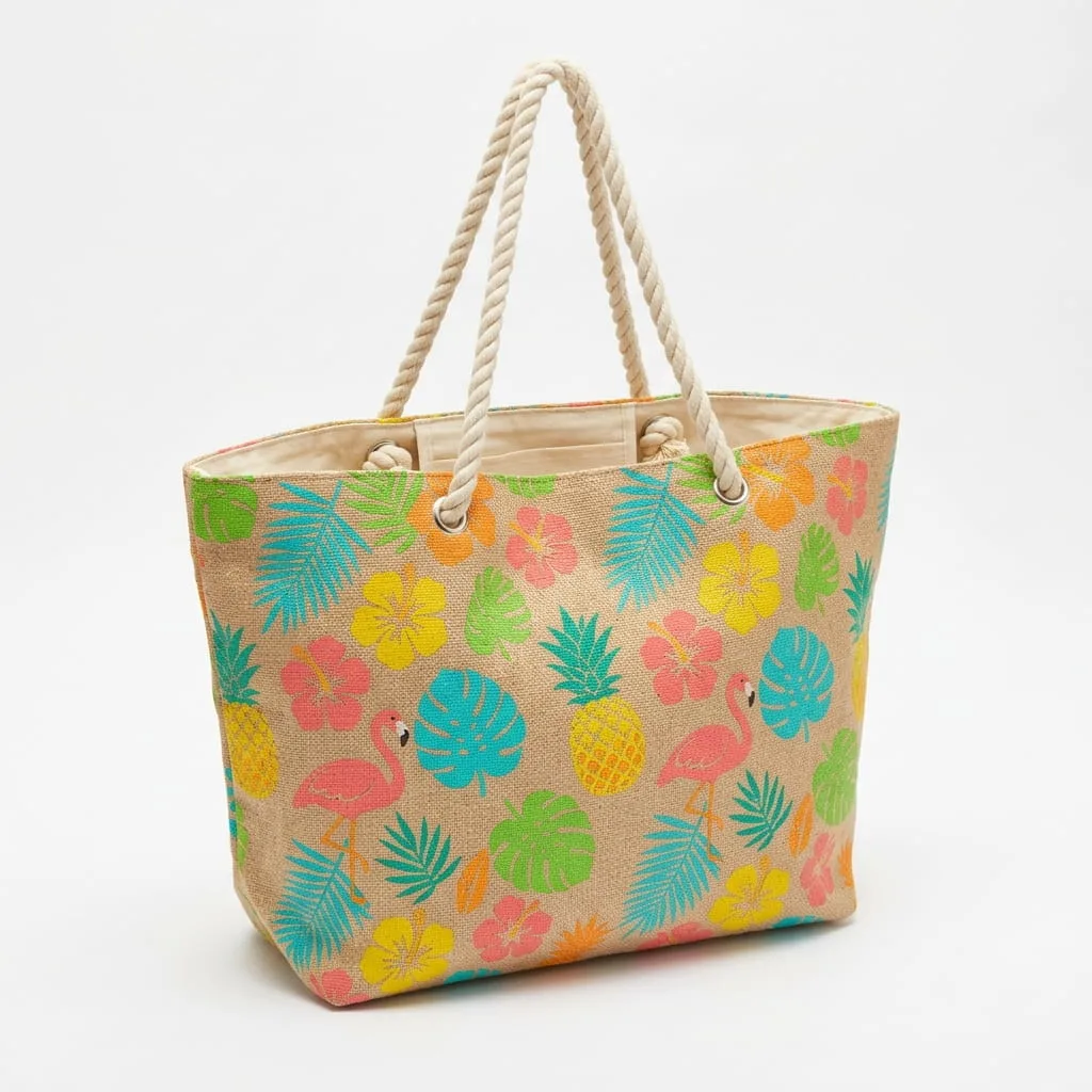 Beach Bags Manufacturer India — custom jute and canvas beach bags from Vadalo Ventures