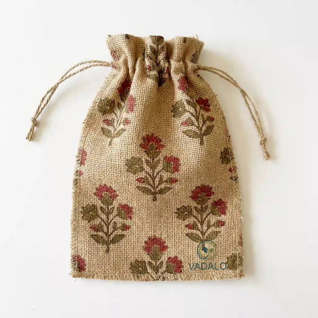 Jute Drawstring Bags photo 5