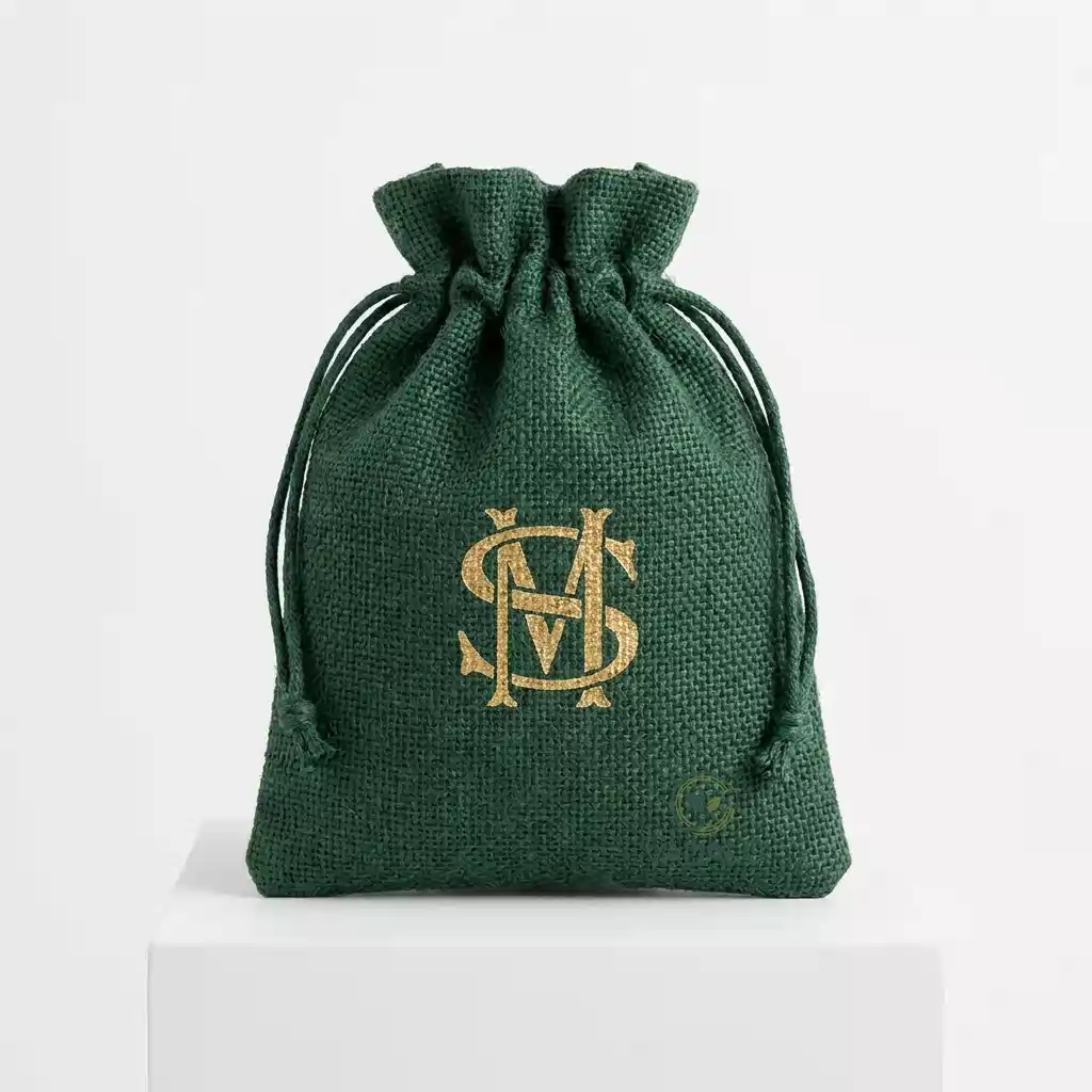 Jute Drawstring Bags photo 7