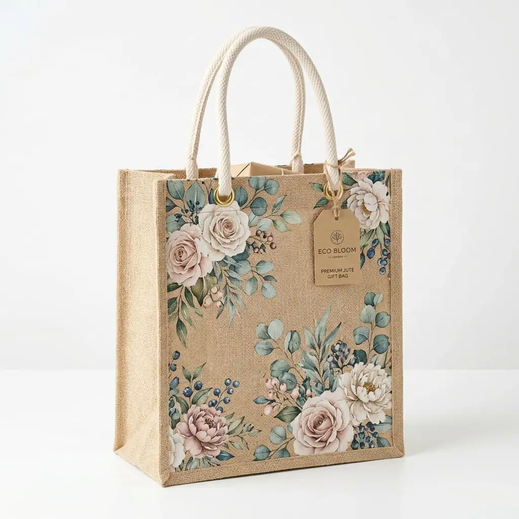 Jute Gift Bags photo 6