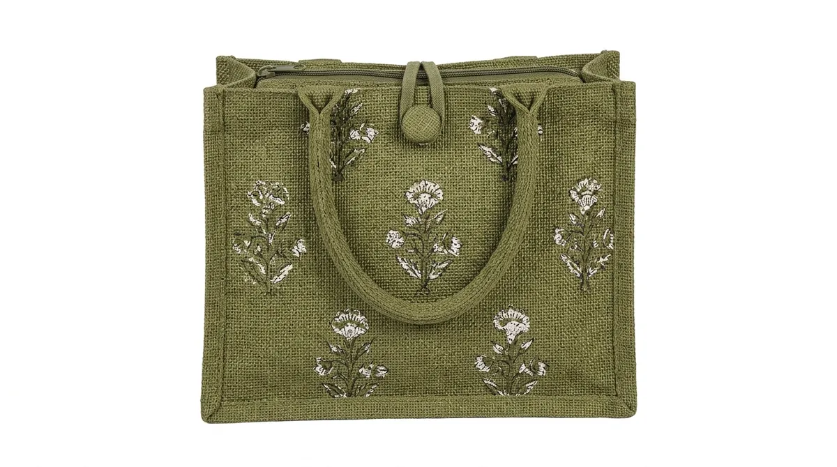 Laminated Jute Bags Manufacturer India — PP laminated jute bags from Vadalo Ventures