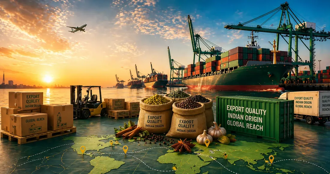 Bag Export from India — Vadalo Ventures global shipping from Kolkata Port